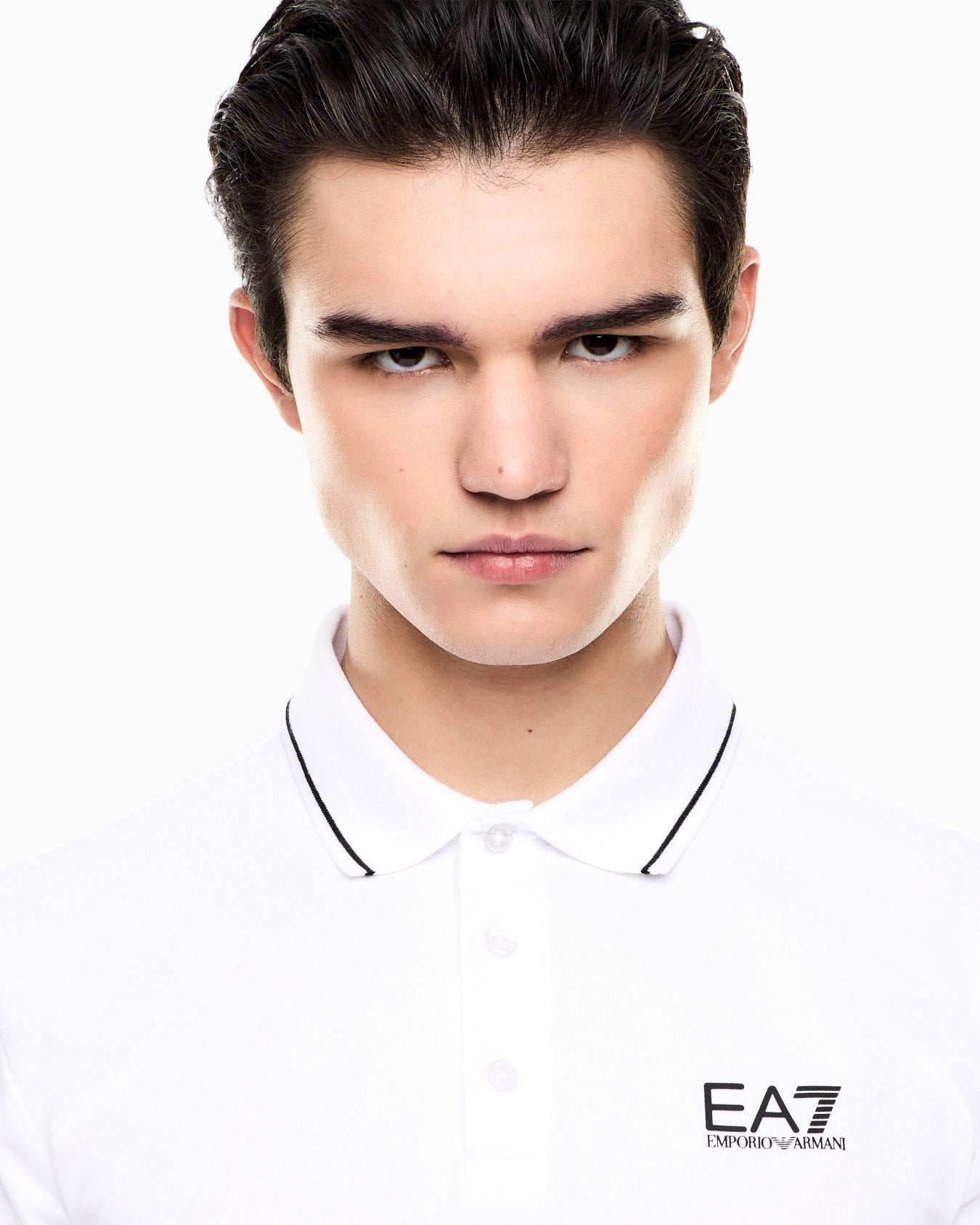 POLO EA7 BIANCO