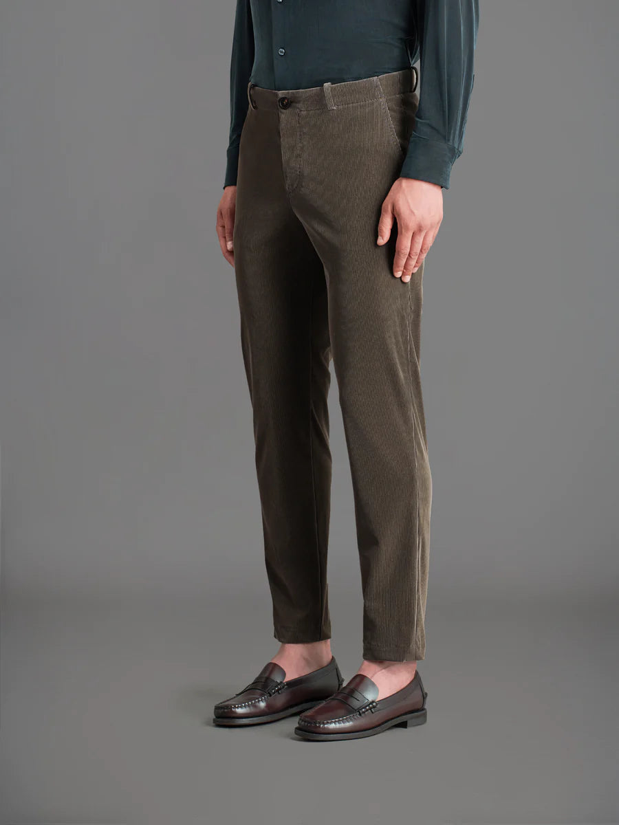 RRD PANTALONE TECHNO VELVET FANGO