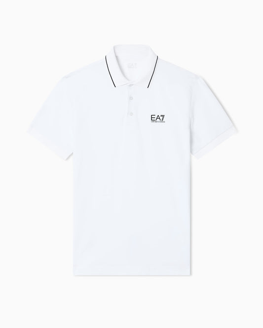 POLO EA7 BIANCO