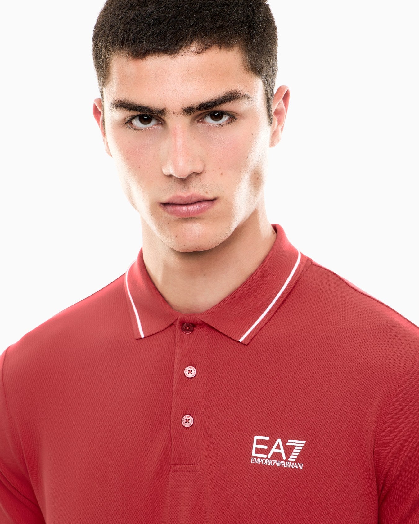 POLO EA7 ROSSO