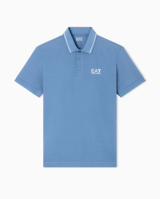 POLO EA7 AZZURRO
